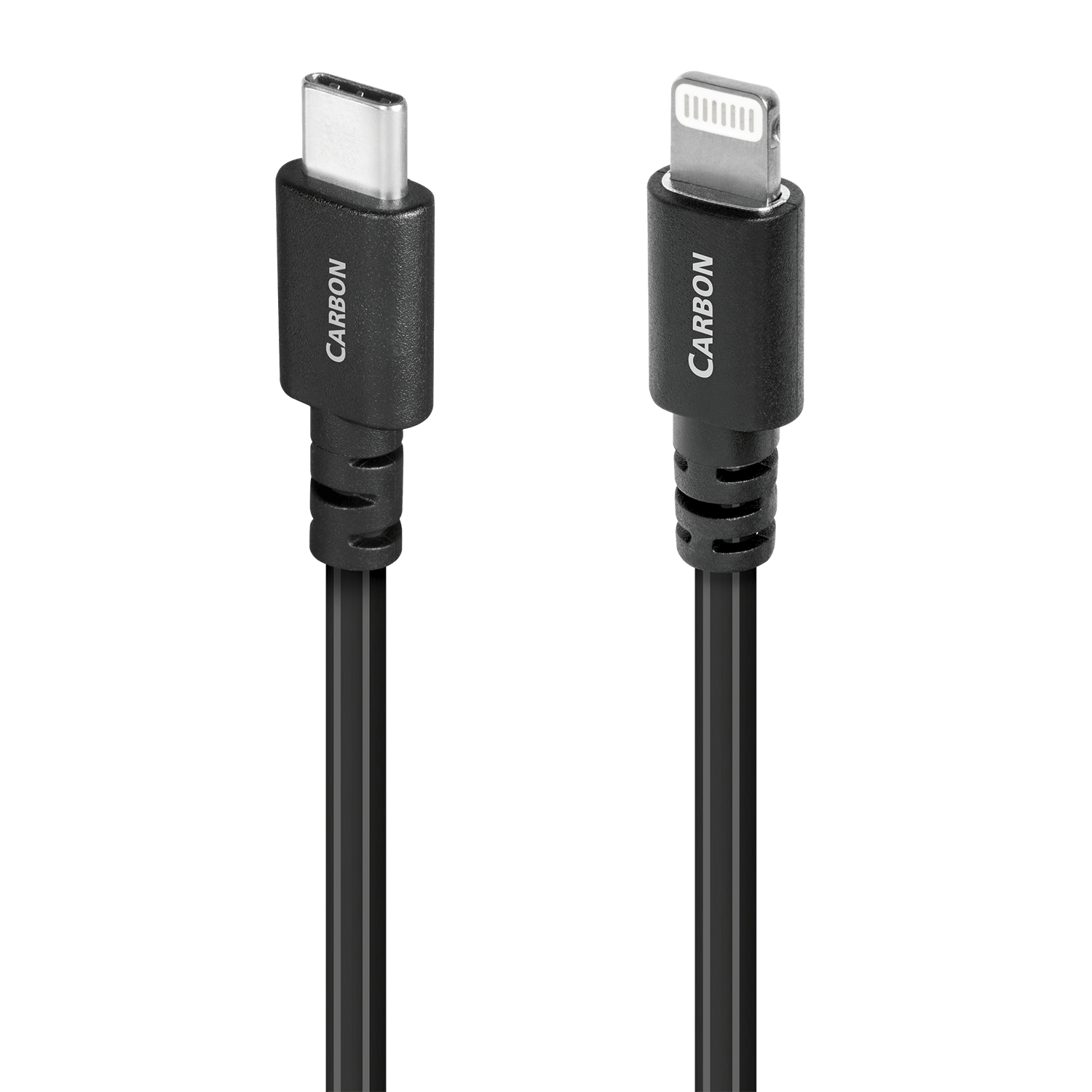 audioquest-carbon-usb-a-lightning-c-ble-usb-0-75-m-5-argent image 1