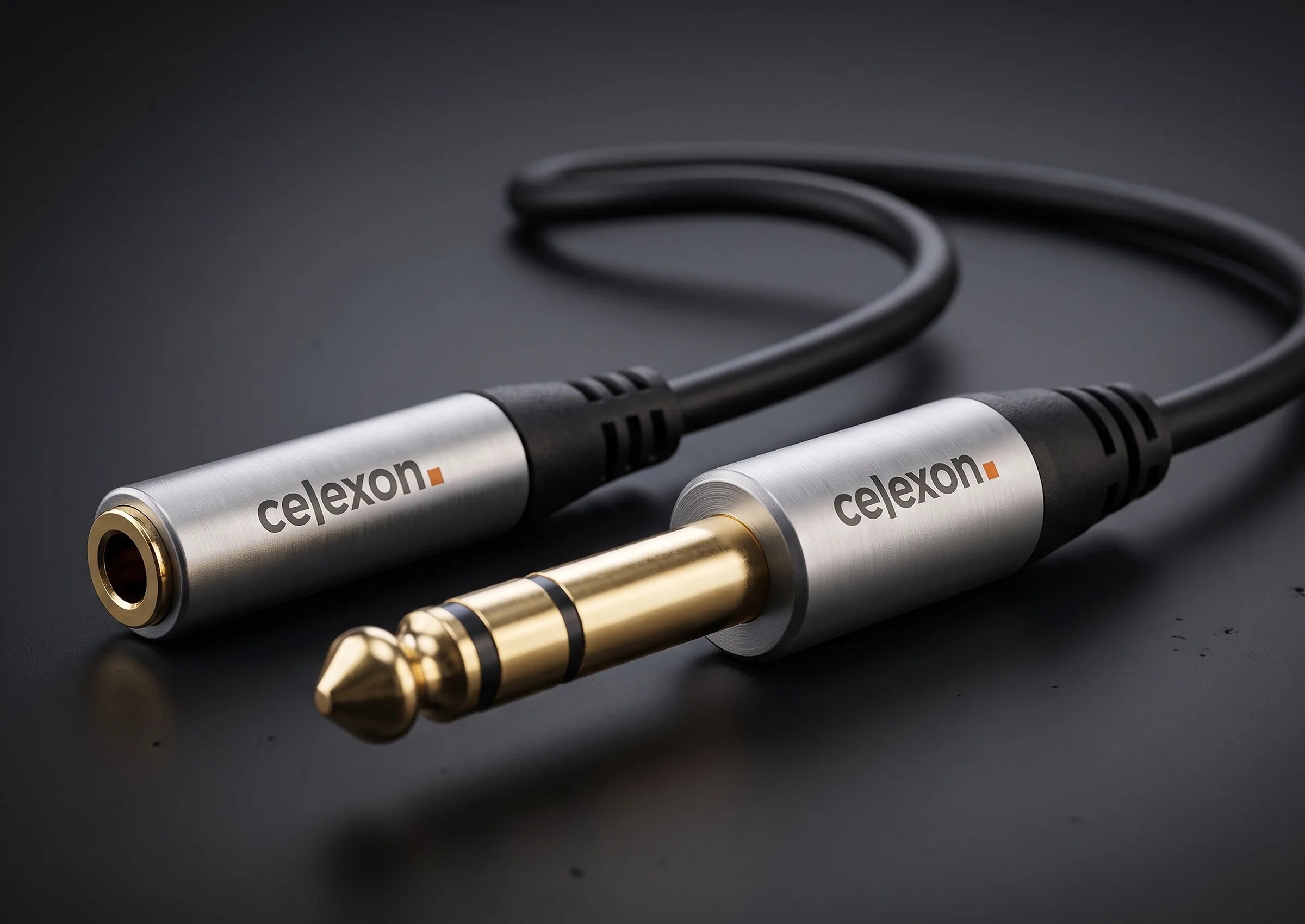 celexon-pro-adaptateur-jack-6-3mm-vers-3-5mm-0-25m image 2