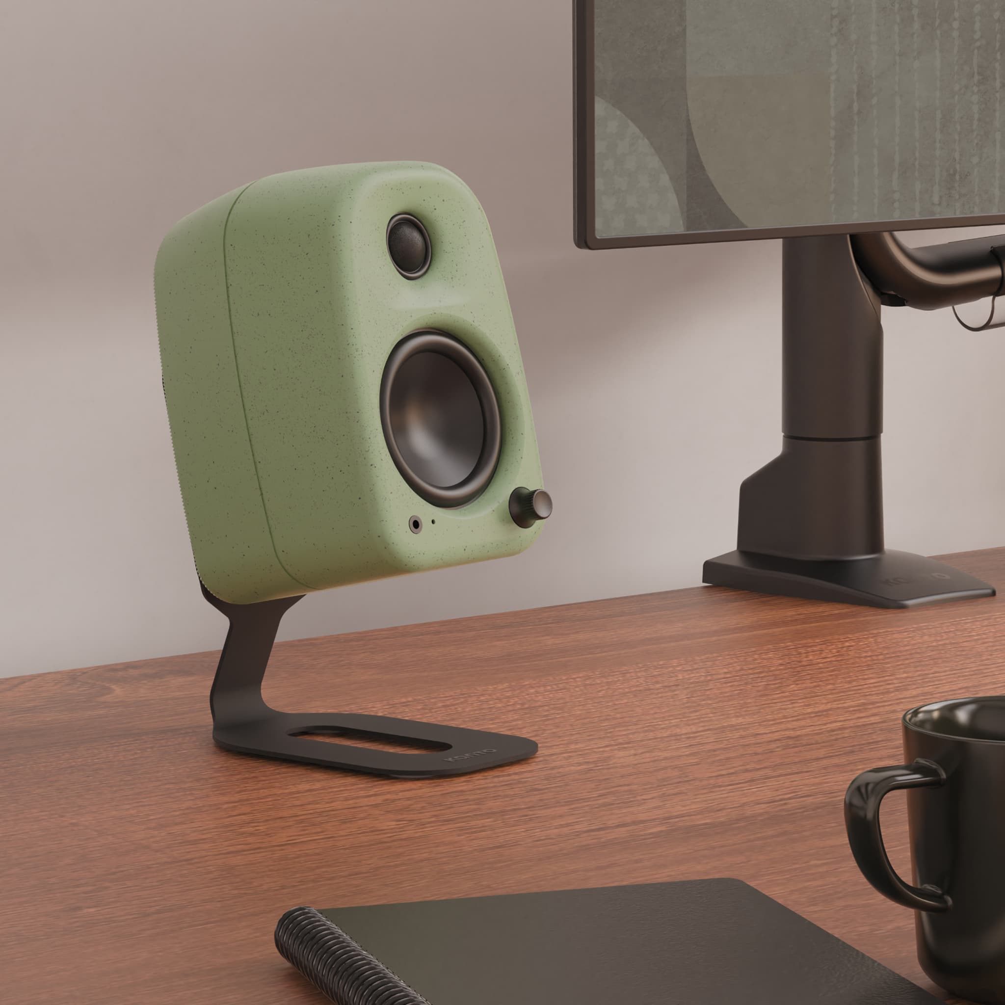 kanto-su2-support-enceinte-uki-ora-noir-fixation-arri-re image 3
