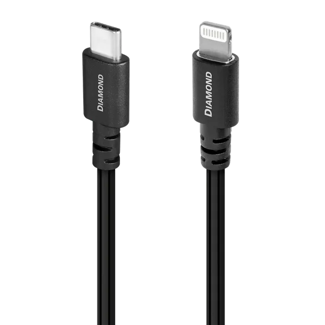 audioquest-diamond-c-ble-usb-c-lightning-0-75-m-argent-pss image 1