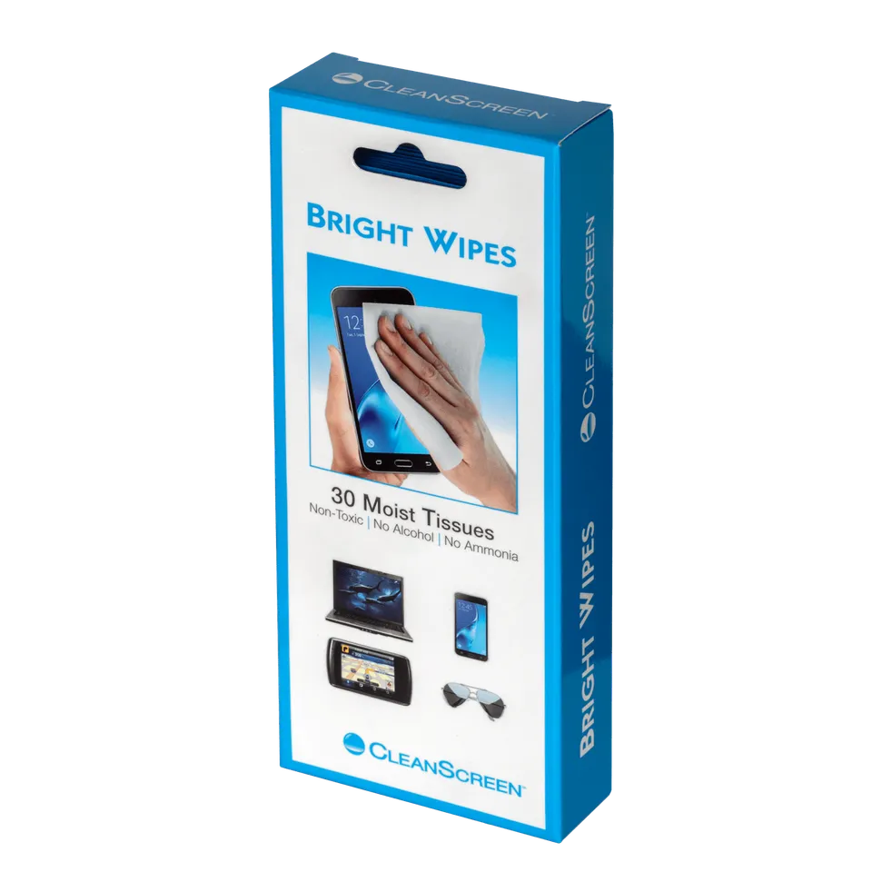 audioquest-cleanscreen-bright-wipes-lingettes-cran-30-pi-ces-sans-alcool image 1