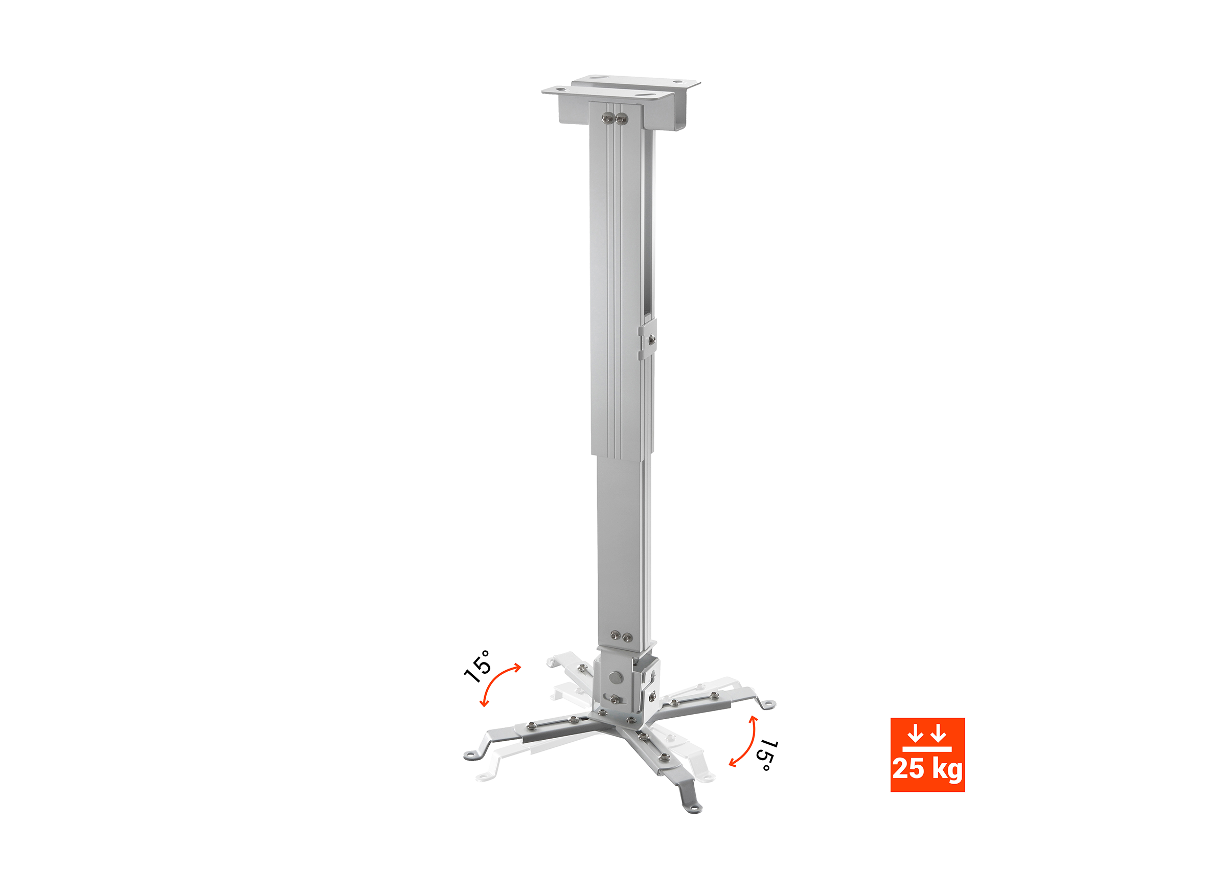 celexon-multicel-support-plafond-projecteur-63-100cm-argent image 4