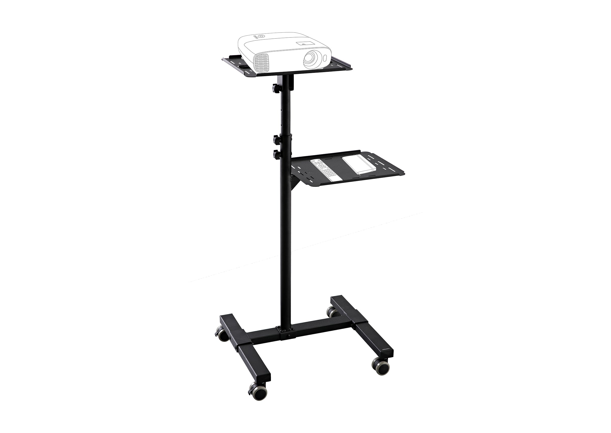 celexon-pt3020-table-pour-vid-oprojecteur-2-plateaux-noir image 3