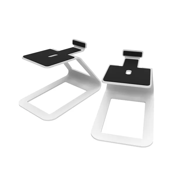 kanto-se4-pied-enceinte-bureau-noir-acier image 1