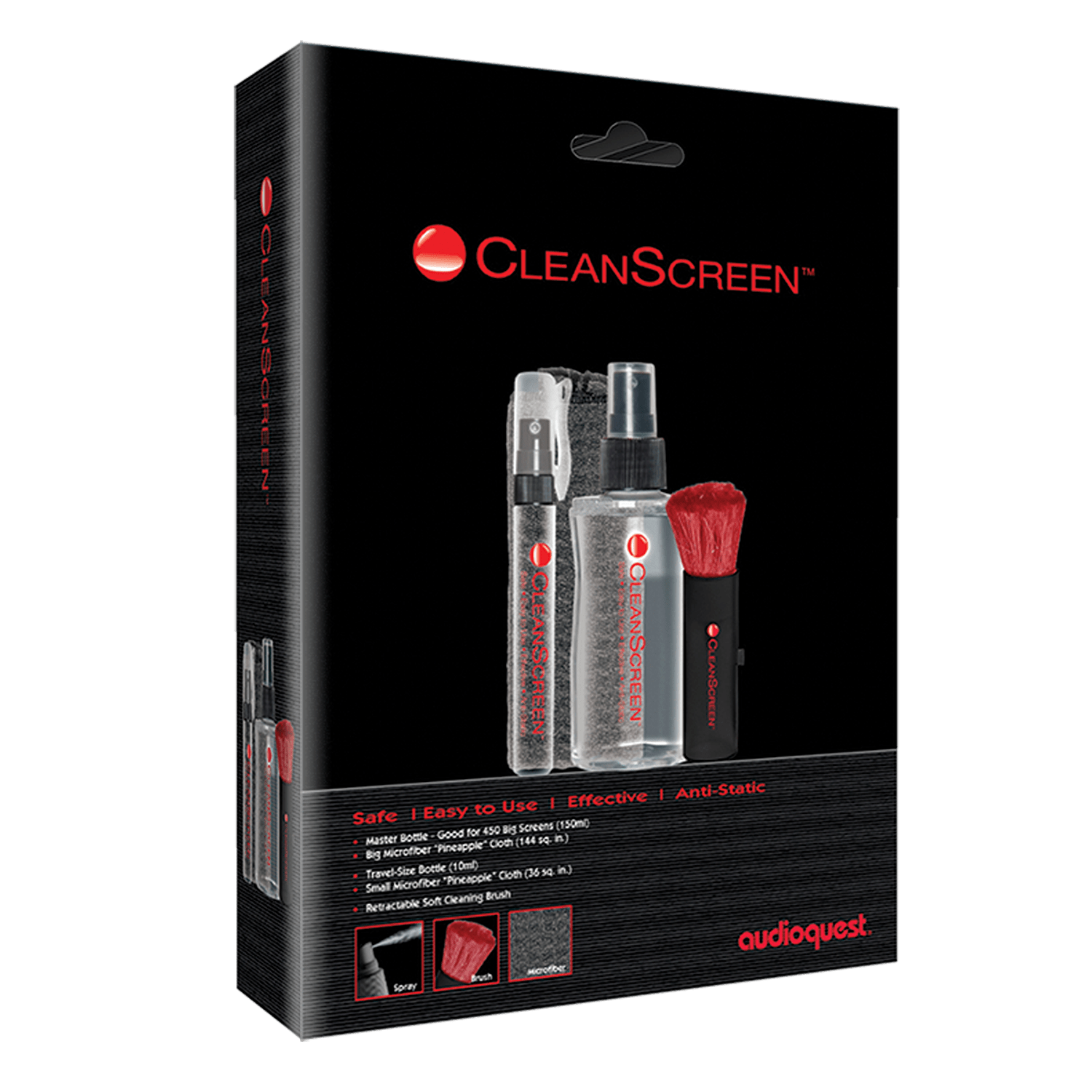 audioquest-cleanscreen-kit-nettoyage-cran-avec-microfibre image 1