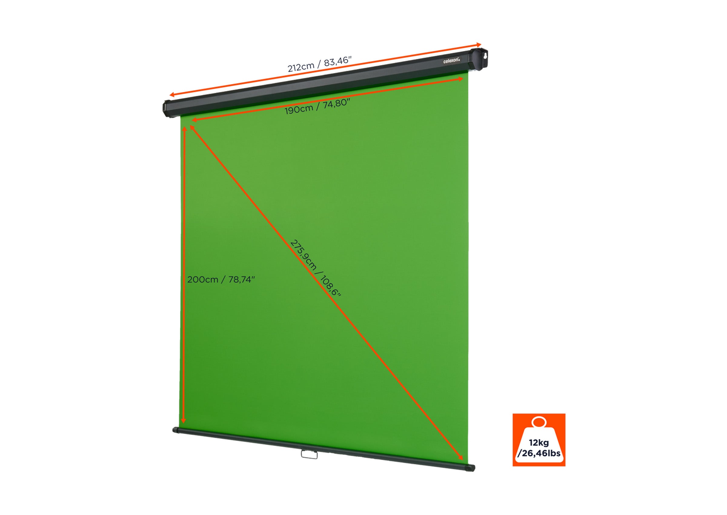 celexon-chroma-key-cran-vert-manuel-200x190-cm-studio image 8